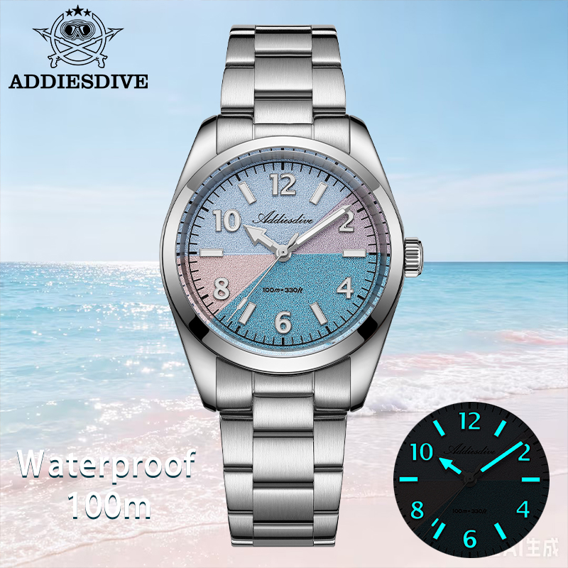 Luxury Watch Display Case - ADDIESDIVE Saffierglas Horloge Vrouwen Nieuwe Luxe