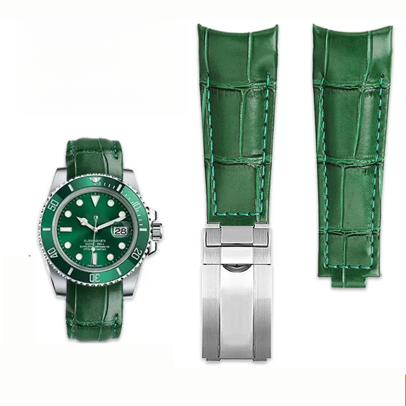 Luxury Watch Rolex - Originele stijl horlogeband met gebogen uiteinde