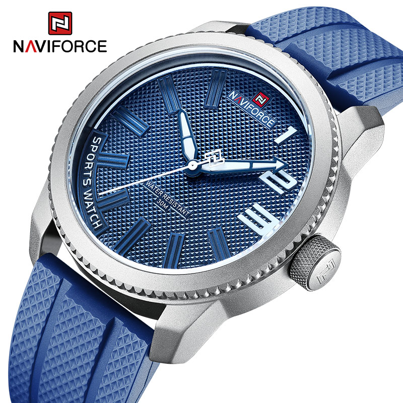 Field Watch Military - NAVIFORCE Siliconen Band Sport Waterdichte Horloges