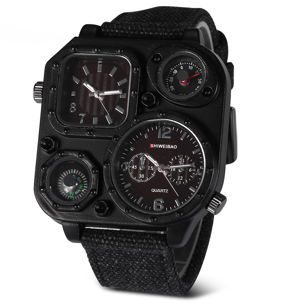 Luxury Watch Time - Quartz Heren Horloges Topmerk Luxe Canvas