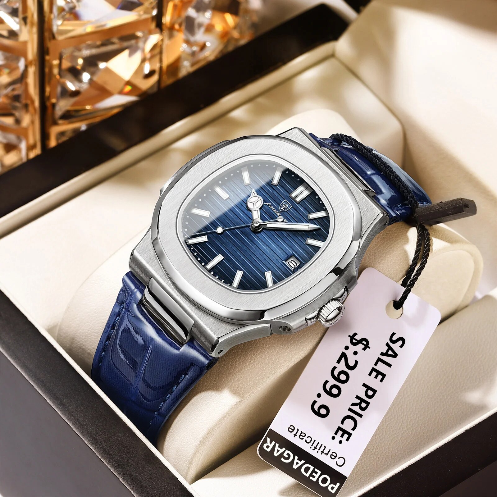 Luxury Watch Audemars Piguet - POEDAGAR Top Luxe Vierkante Man Horloge