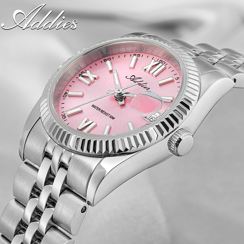 Luxury Watch Display Case - Addies Luxe Dameshorloge Saffierkristal Roestvrij Staal