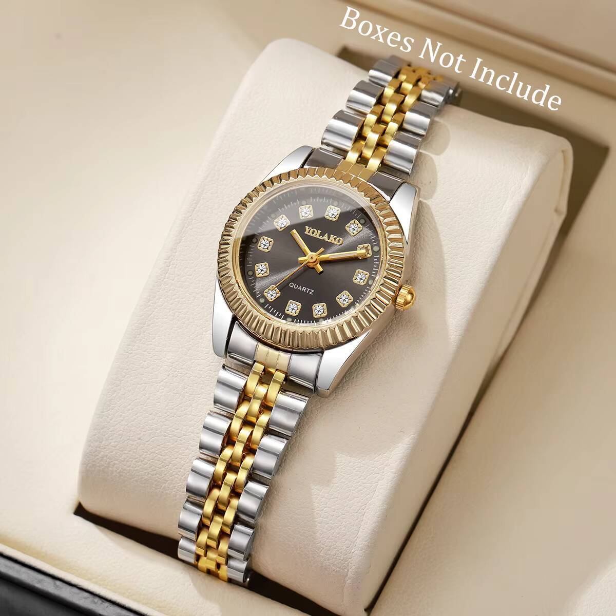 Luxury Watch Display Case - Mode Strass Dames Quartz Horloge Luxe