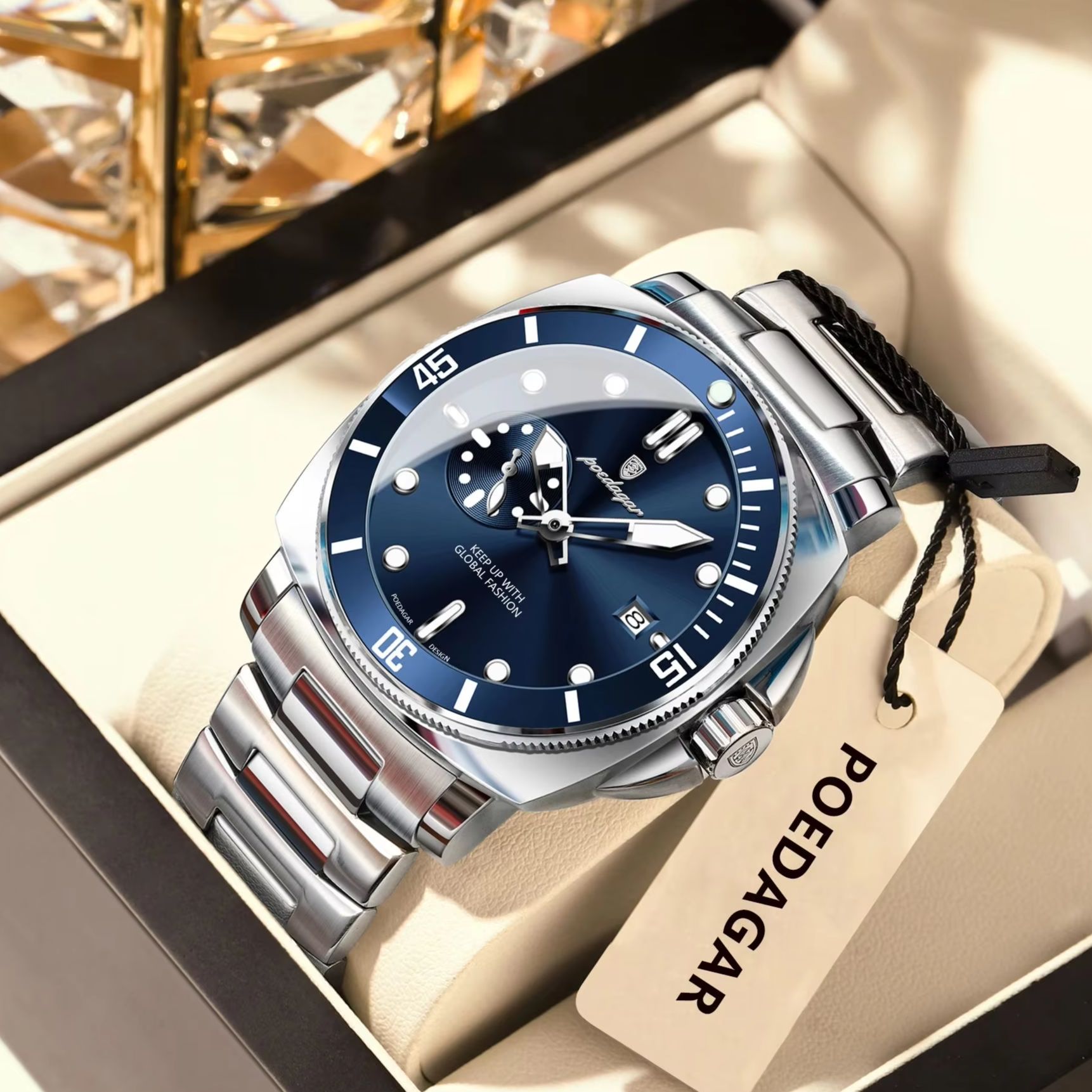 POEDAGAR Topmode luxe horloge  - Luxury Watch Time recensie en prijs