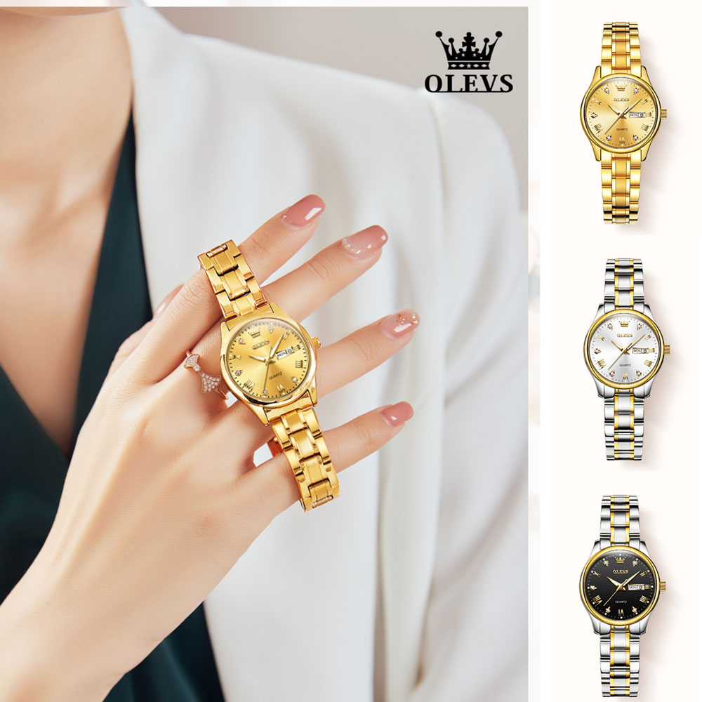 Olevs 5563 Nieuwe Mode Vrouwen - Luxury Watch With Leather Strap recensie en prijs