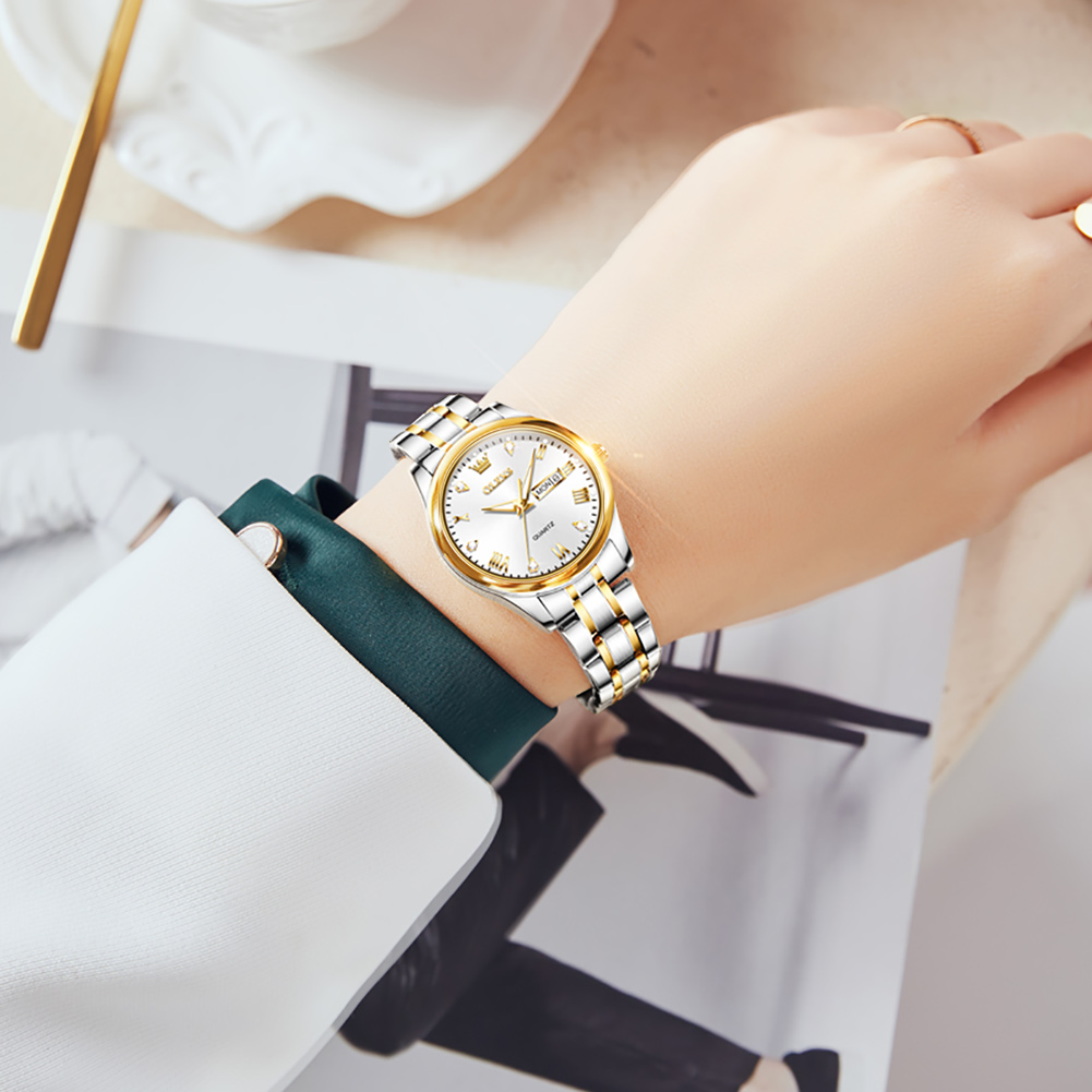 Olevs 5563 Nieuwe Mode Vrouwen - Luxury Watch With Leather Strap recensie en prijs