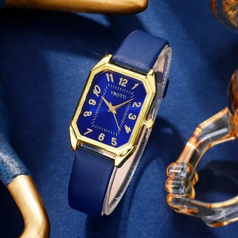 Luxe Mode Vierkant Dameshorlog - Luxury Watch With Leather Strap recensie en prijs