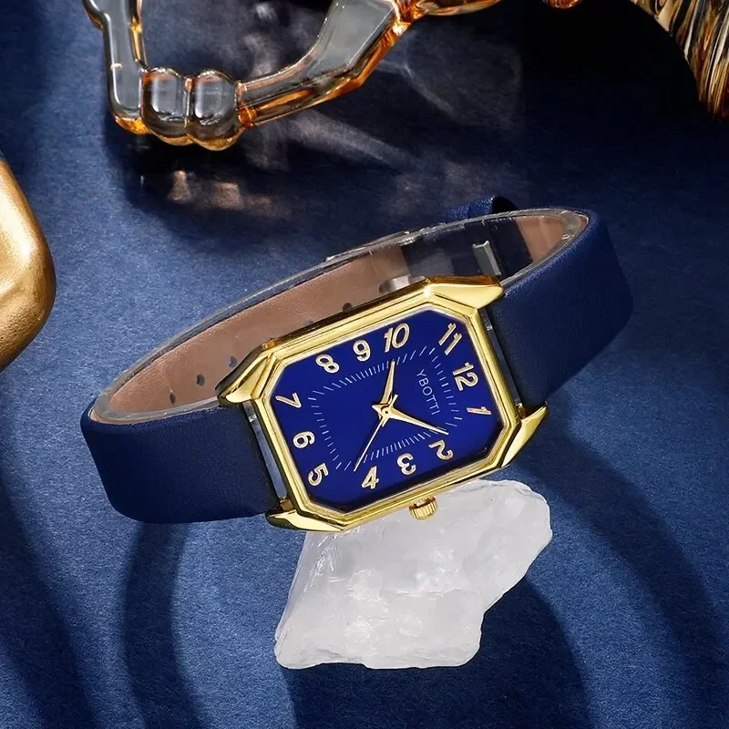 Luxe Mode Vierkant Dameshorlog - Luxury Watch With Leather Strap recensie en prijs