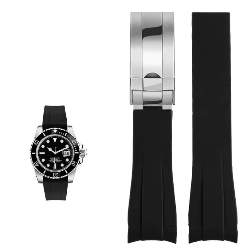 Voor Rolex 20 mm siliconen hor - Luxury Watch Rolex recensie en prijs