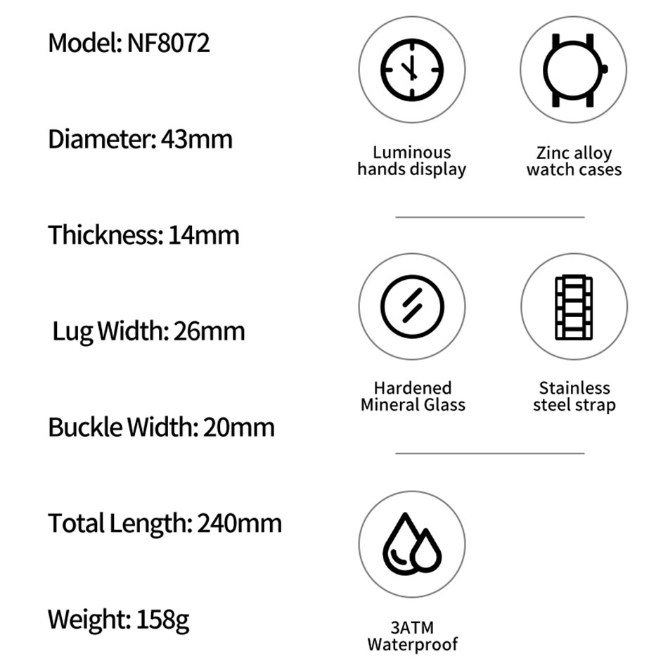 NAVIFORCE Topluxe herenhorloge - Field Watch Military recensie en prijs