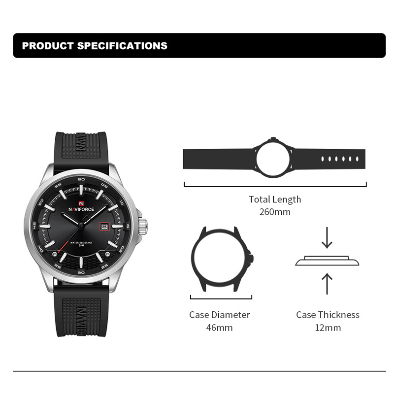 NAVIFORCE Luxe herenhorloge 30 - Field Watch Military recensie en prijs