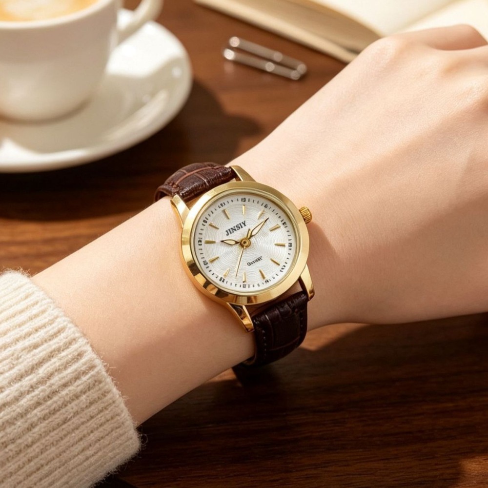 Mode lederen band quartz horlo - Luxury Watch With Leather Strap recensie en prijs