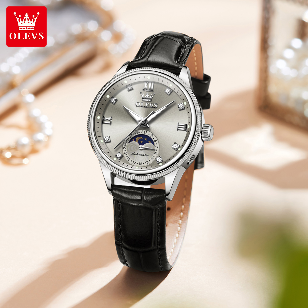 OLEVS Maanfase Mode Vrouwen Ho - Luxury Watch Time recensie en prijs