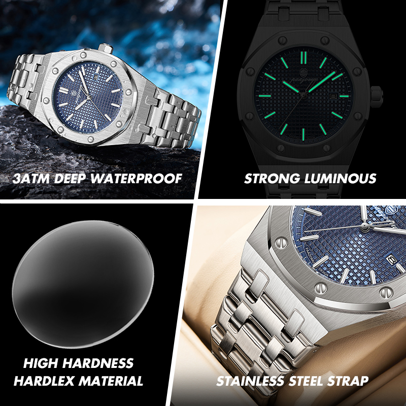 PAAZOMU Luxe vierkante man qua - Luxury Watch Hublot recensie en prijs