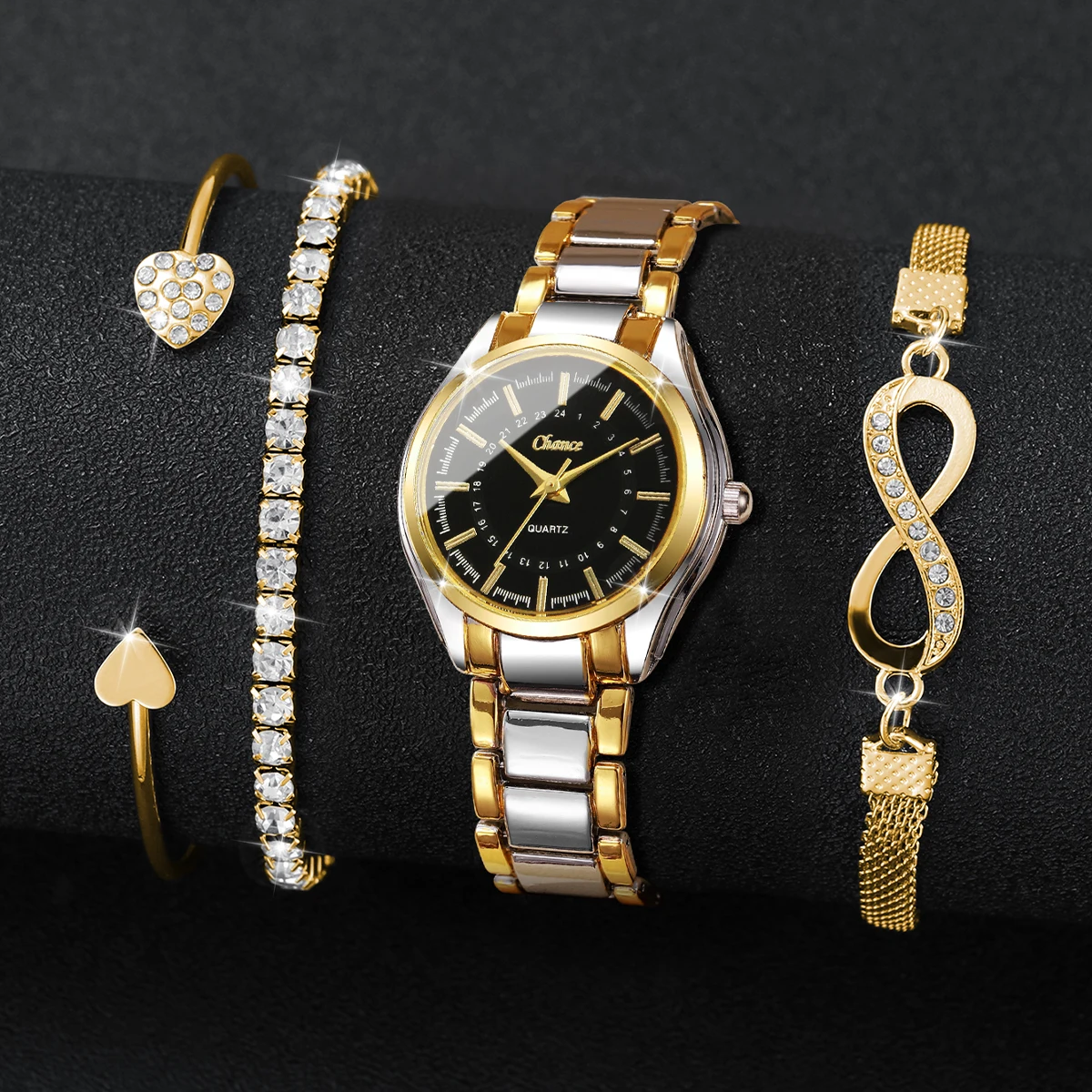 4 STUKS Elegante Dameshorloges - Luxury Watch Display Case recensie en prijs