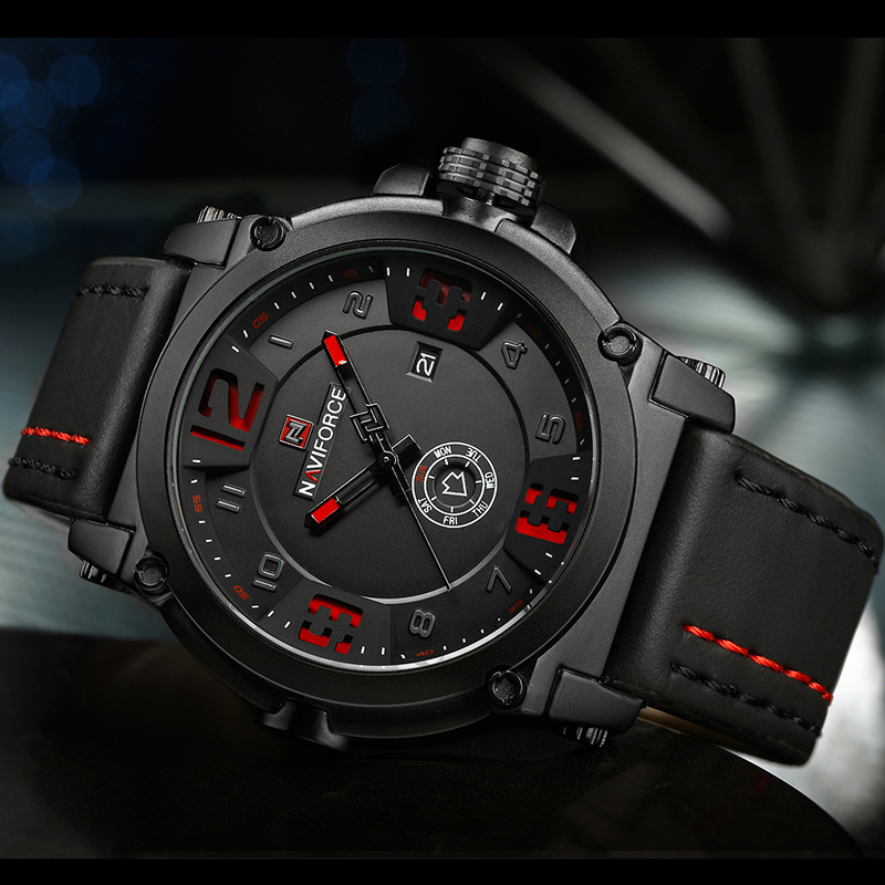 Topmerk Luxe NAVIFORCE Mannen  - Field Watch Military recensie en prijs