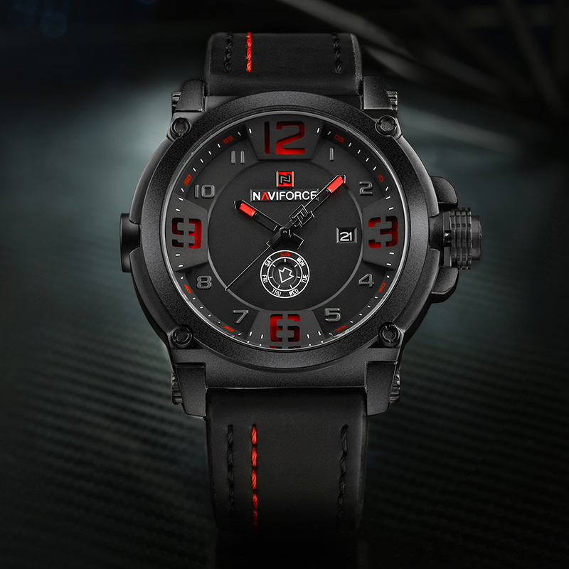 Topmerk Luxe NAVIFORCE Mannen  - Field Watch Military recensie en prijs