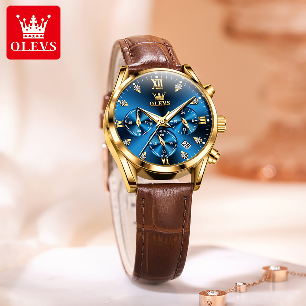 OLEVS 5523 Originele Merk dame - Luxury Watch With Leather Strap recensie en prijs
