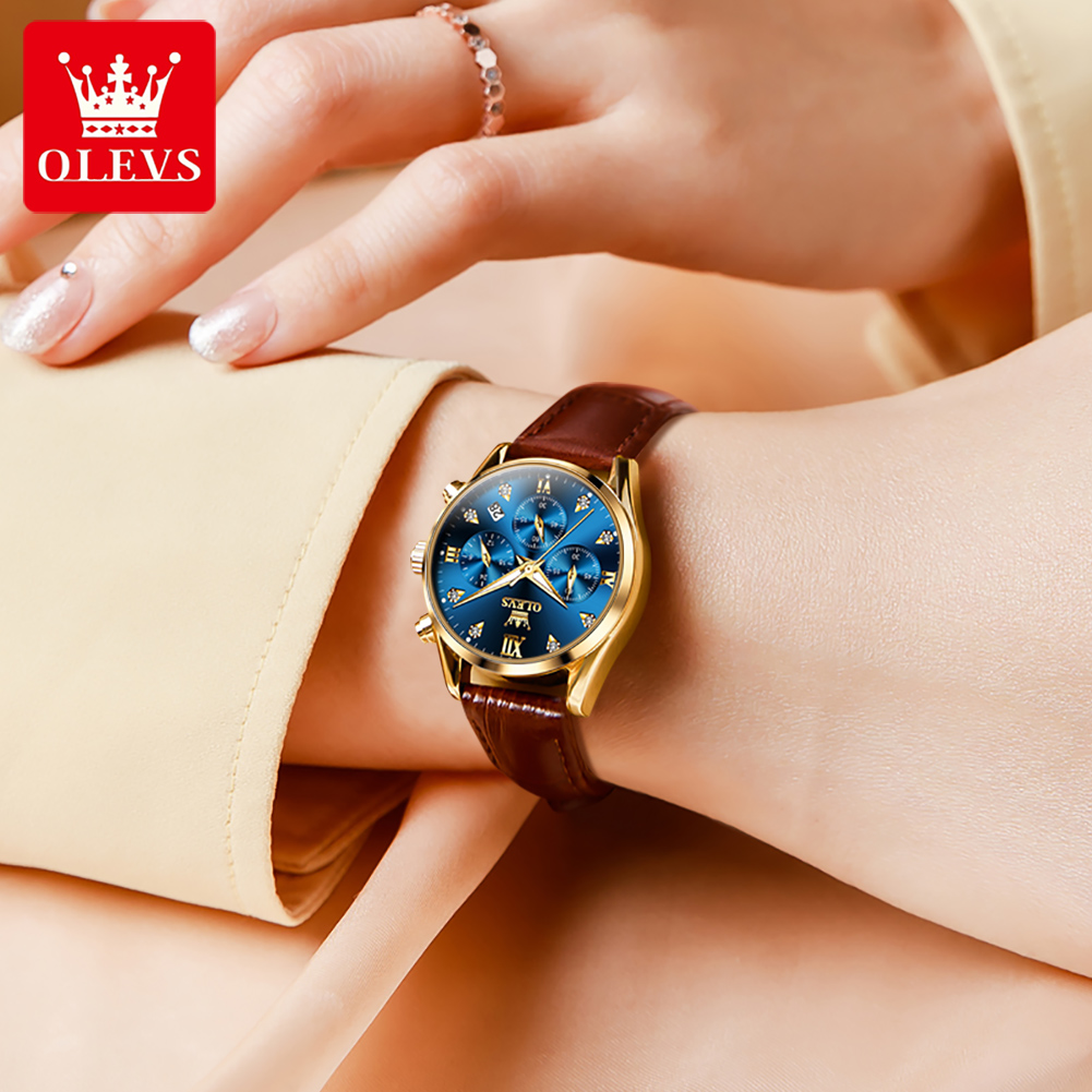 OLEVS 5523 Originele Merk dame - Luxury Watch With Leather Strap recensie en prijs
