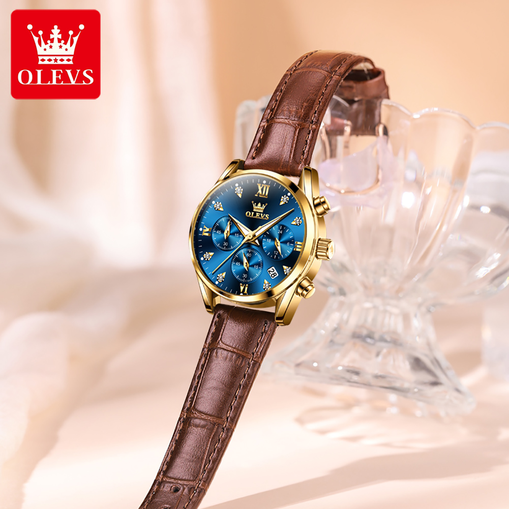 OLEVS 5523 Originele Merk dame - Luxury Watch With Leather Strap recensie en prijs