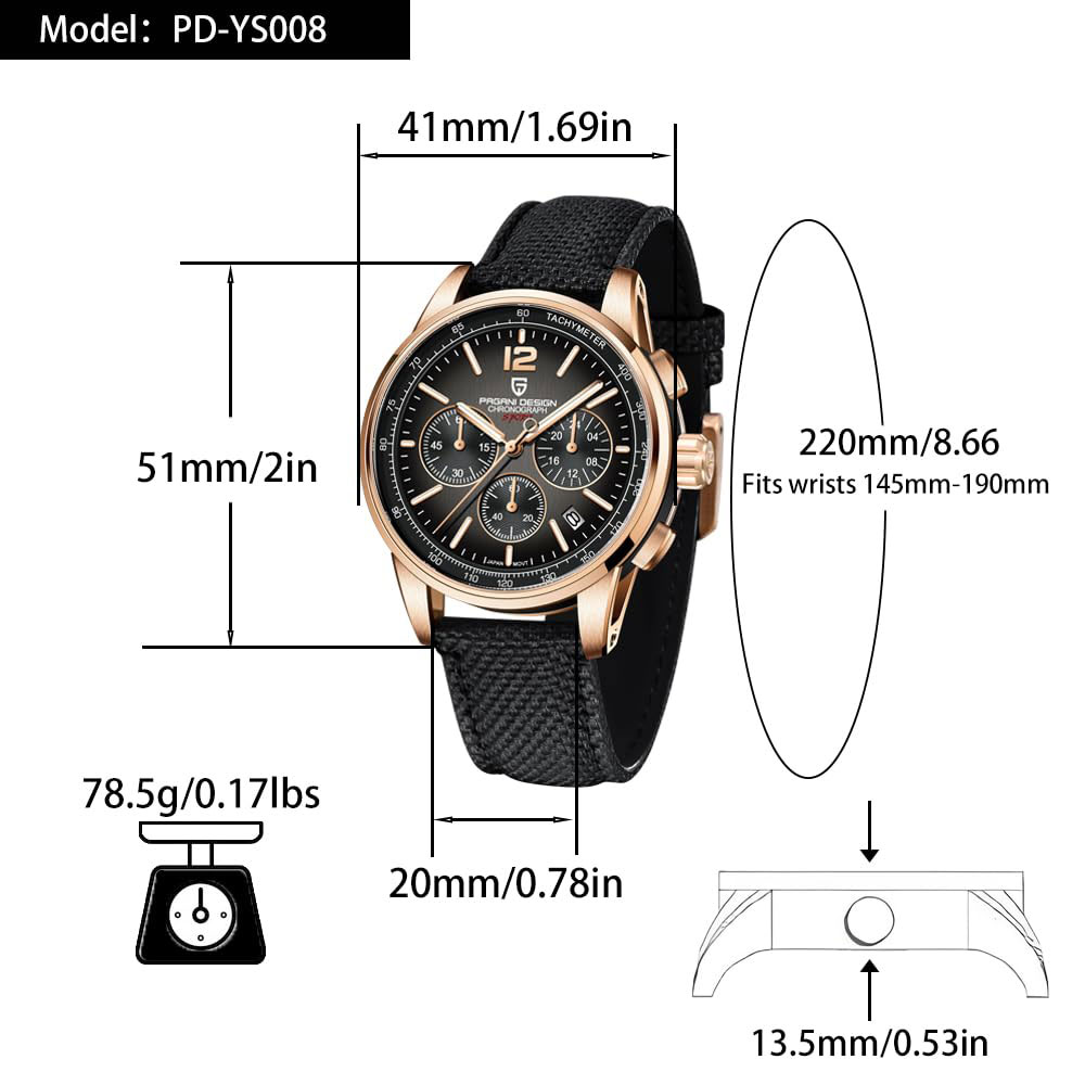 PAGANI ONTWERP Nieuwe Heren Ho - Luxury Quartz Watch Brands recensie en prijs