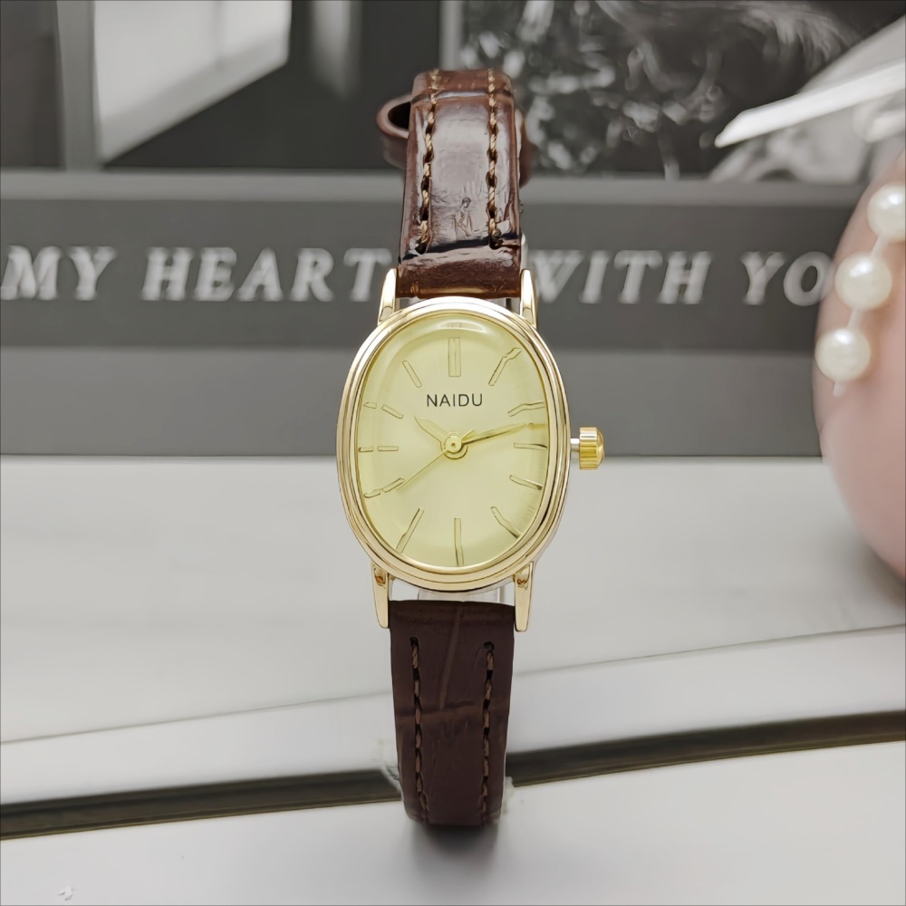 Modemerk Vrouwen Ovale Wijzerp - Luxury Watch With Leather Strap recensie en prijs