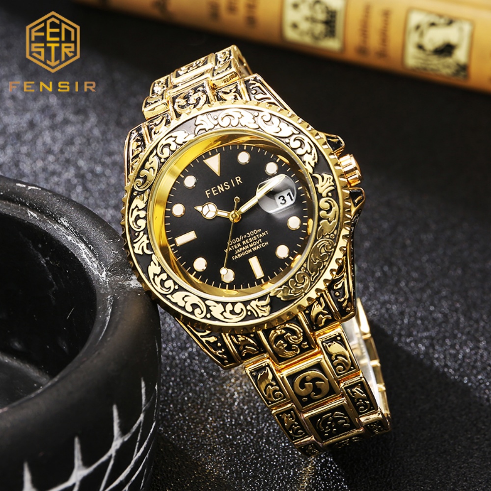 Vintage herenhorloge met relië - Luxury Watch And Price recensie en prijs