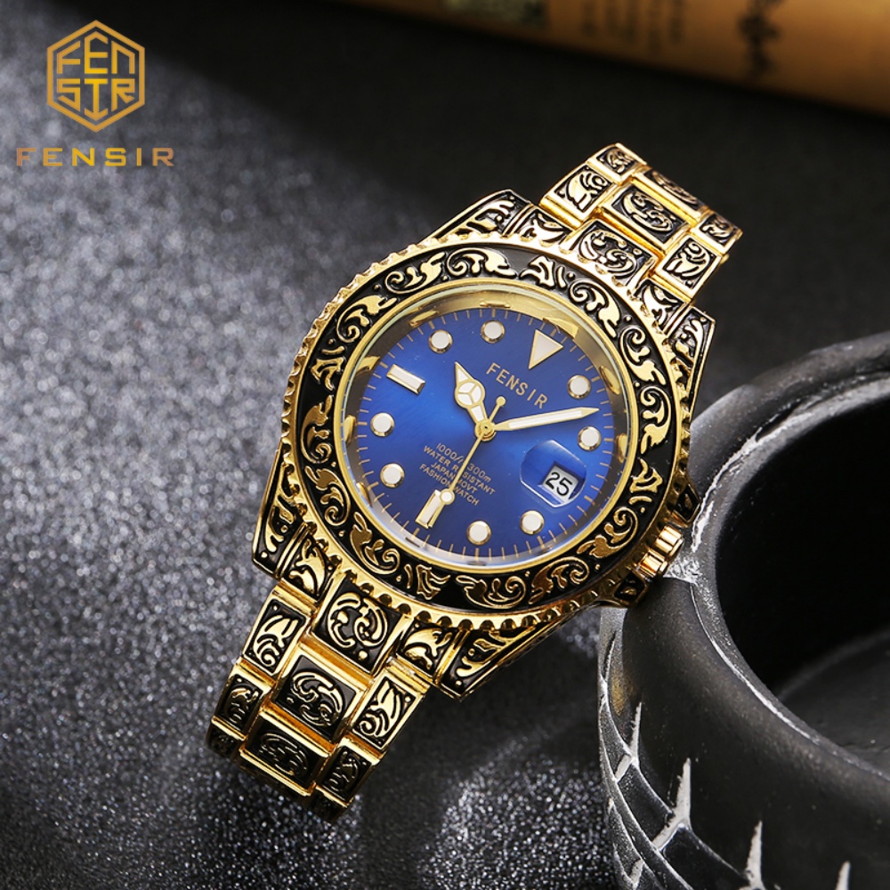 Vintage herenhorloge met relië - Luxury Watch And Price recensie en prijs