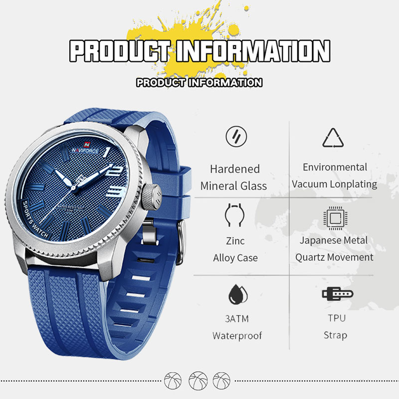 NAVIFORCE Siliconen Band Sport - Field Watch Military recensie en prijs