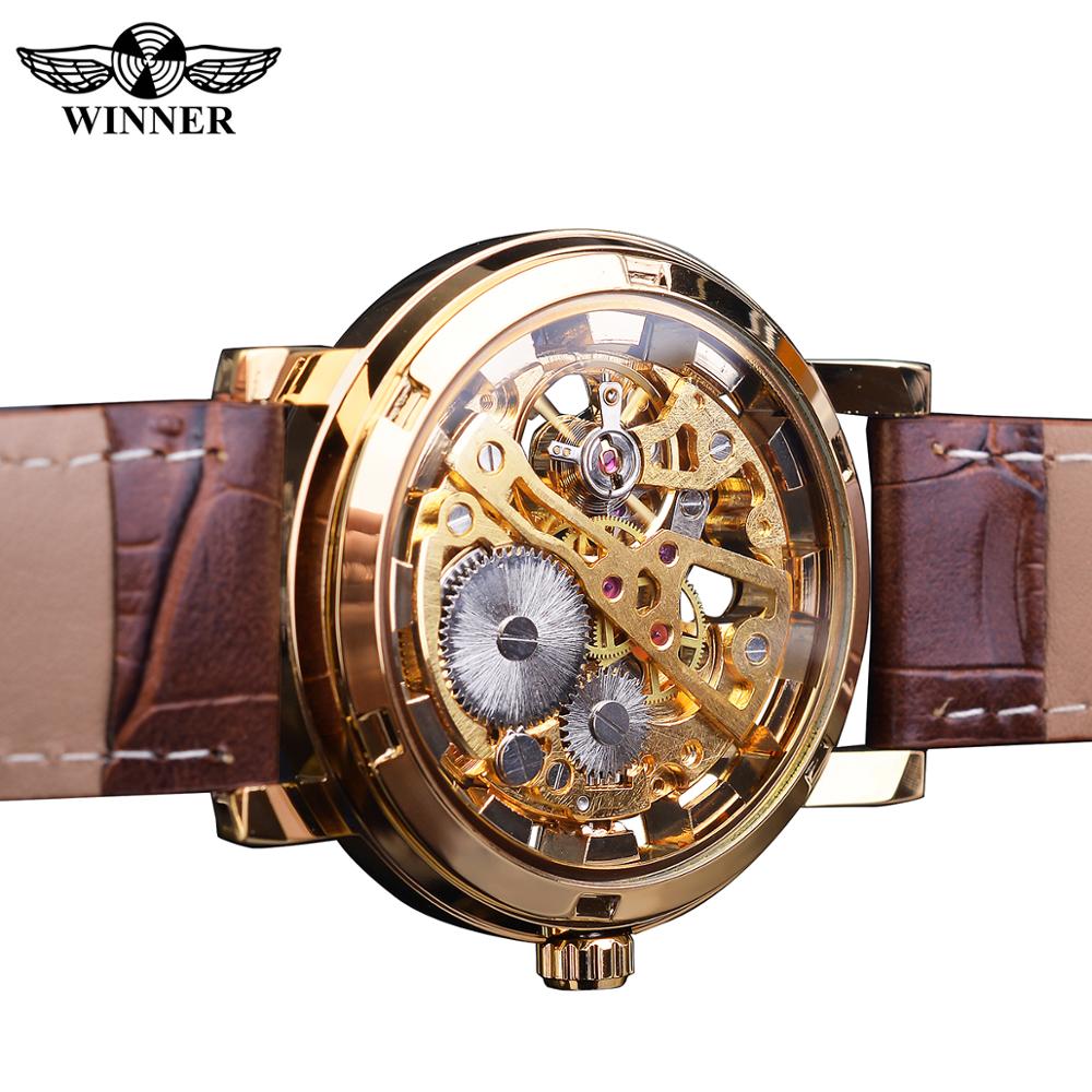 Winnaar Luxe Gold Skeleton Hor - Luxury Watch And Price recensie en prijs