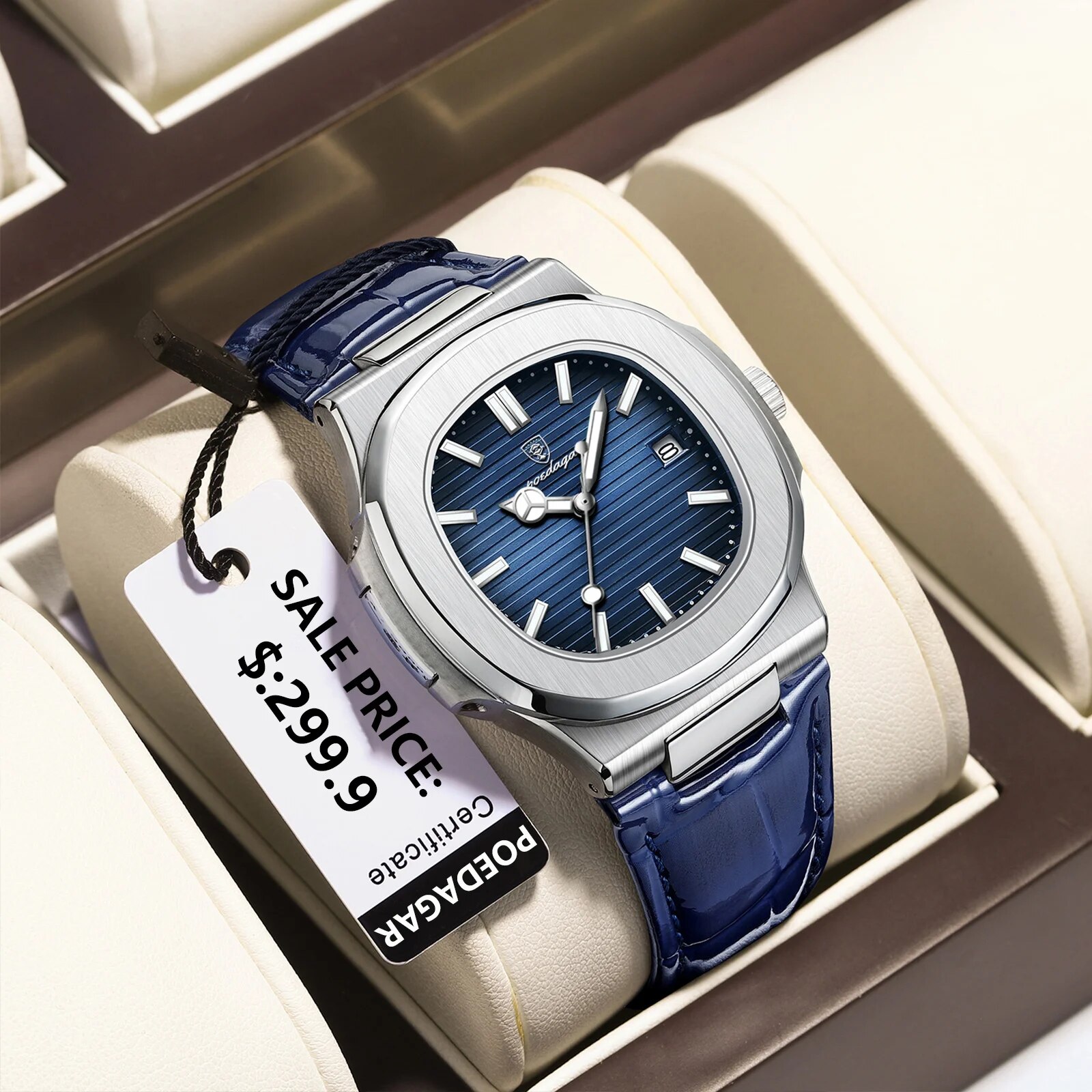 POEDAGAR Top Luxe Vierkante Ma - Luxury Watch Audemars Piguet recensie en prijs