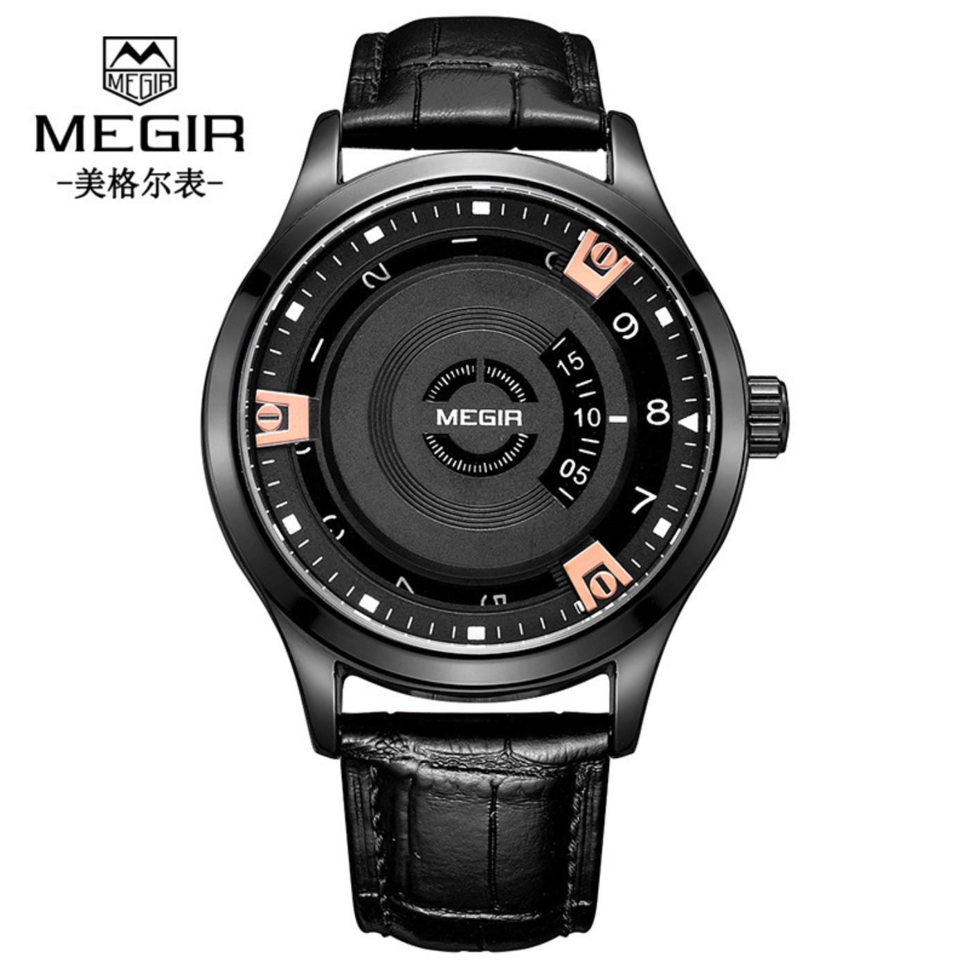 MEGIR Mannen Horloges Luxe Led - Luxury Watch With Leather Strap recensie en prijs