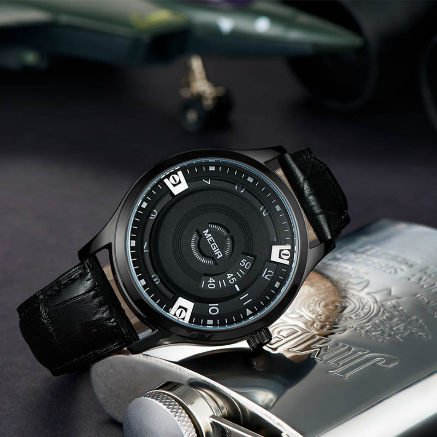 MEGIR Mannen Horloges Luxe Led - Luxury Watch With Leather Strap recensie en prijs