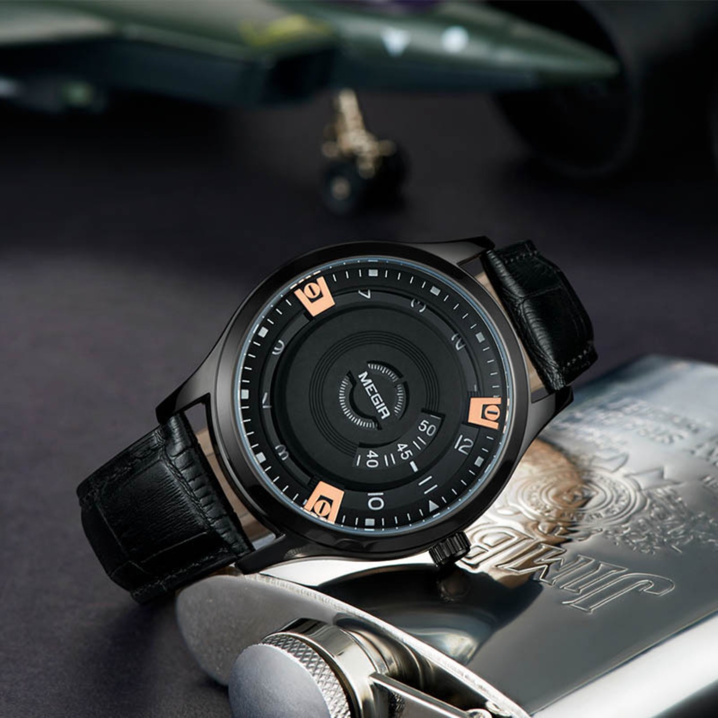 MEGIR Mannen Horloges Luxe Led - Luxury Watch With Leather Strap recensie en prijs
