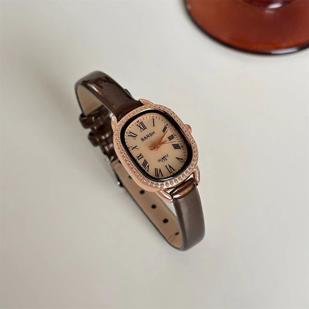 Beroemd merk vrouwen diamant o - Luxury Watch With Leather Strap recensie en prijs