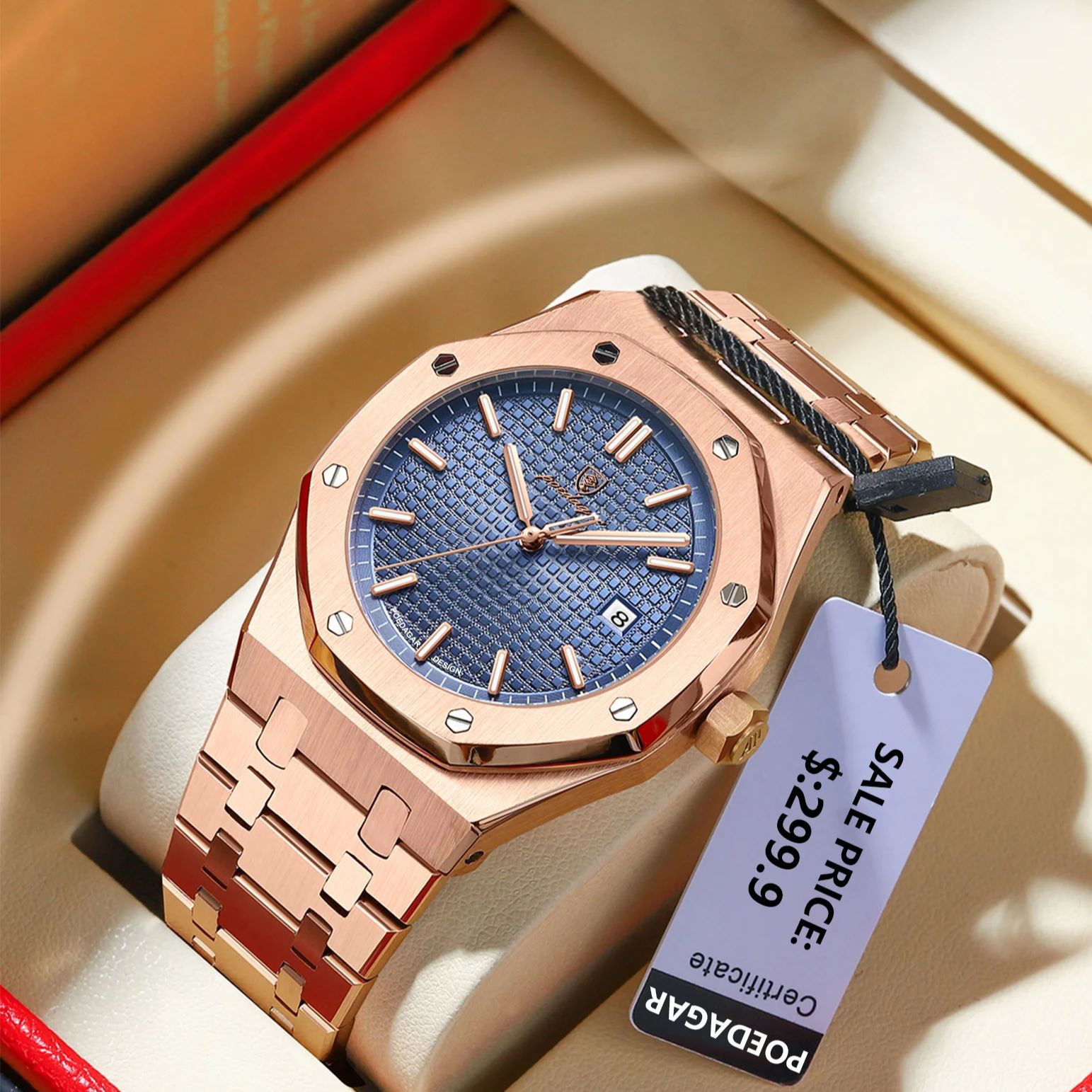 POEDAGAR Luxe zakenman polshor - Luxury Watch Hublot recensie en prijs