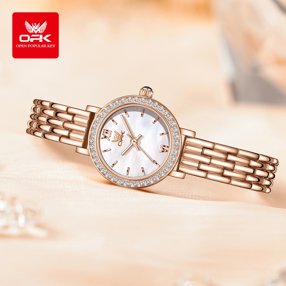 OPK 6063 Licht luxe horloge Da - Luxury Watch With Leather Strap recensie en prijs