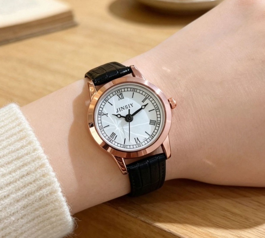 Luxe dames quartz horloges, mo - Luxury Watch With Leather Strap recensie en prijs