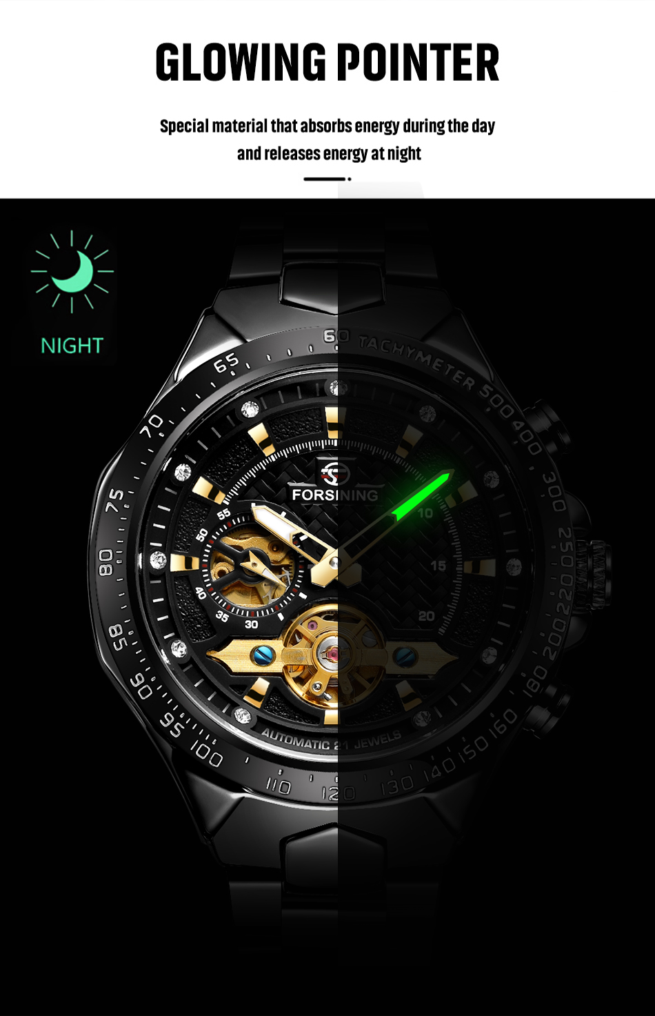 Forsining Diamond Skeleton Out - Luxury Watch And Price recensie en prijs