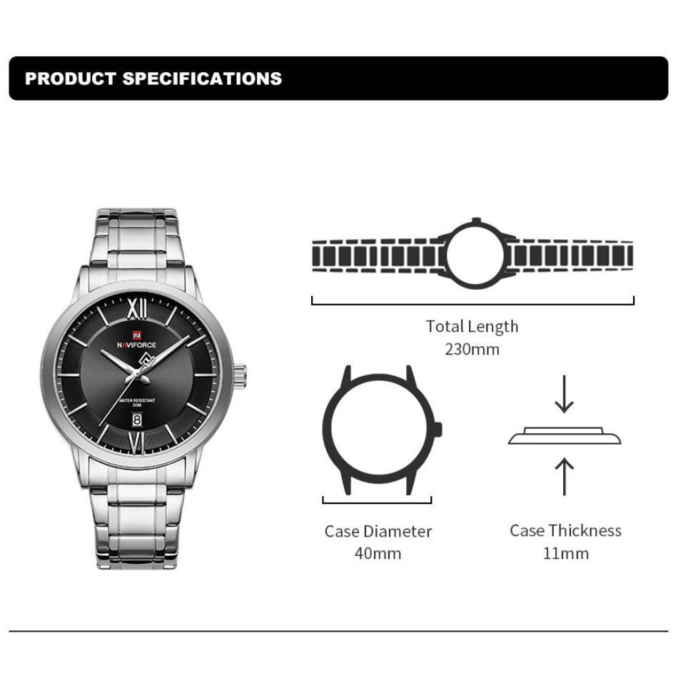 NAVIFORCE Horloges voor Mannen - Field Watch Military recensie en prijs